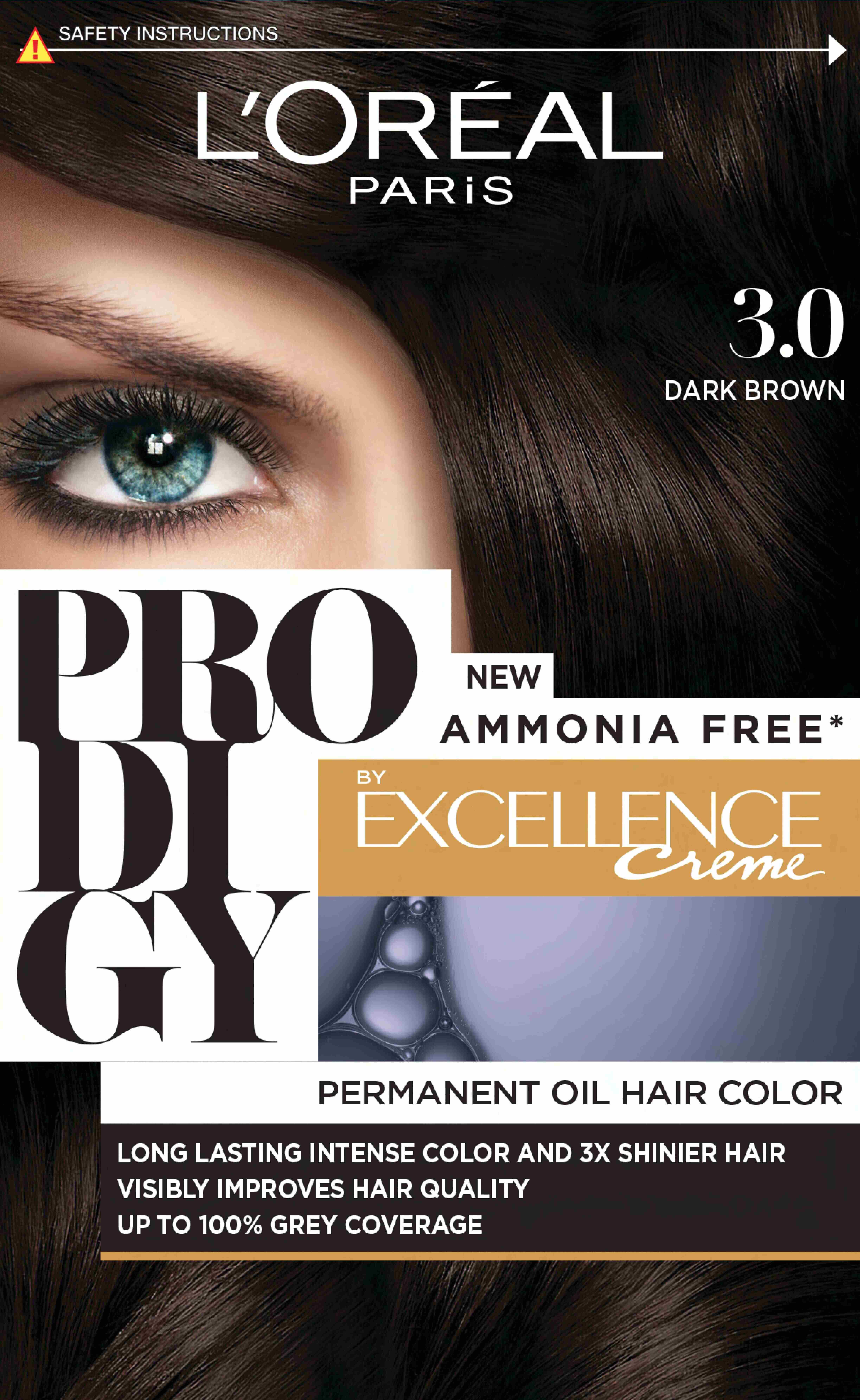 Loreal Prodigy Hair Color/3.0 Dark Brown