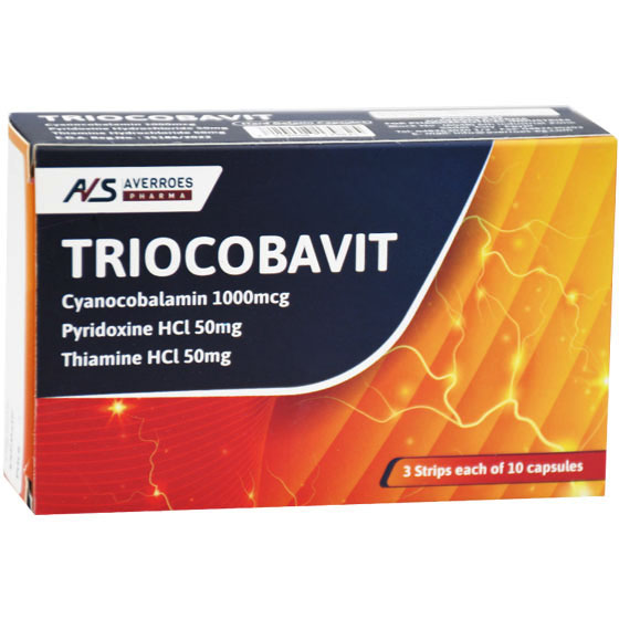Triocobavit (1000mcg+50mg+50mg) 30 Capsule