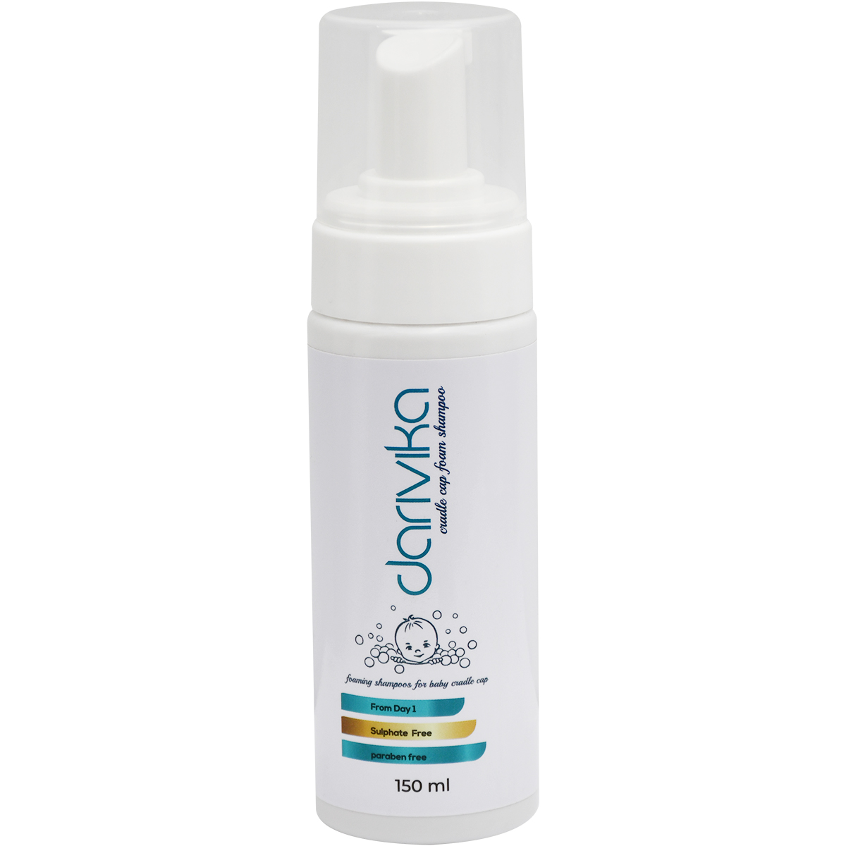 Darivika Baby Cradle Cap Foam Shampoo 150ml