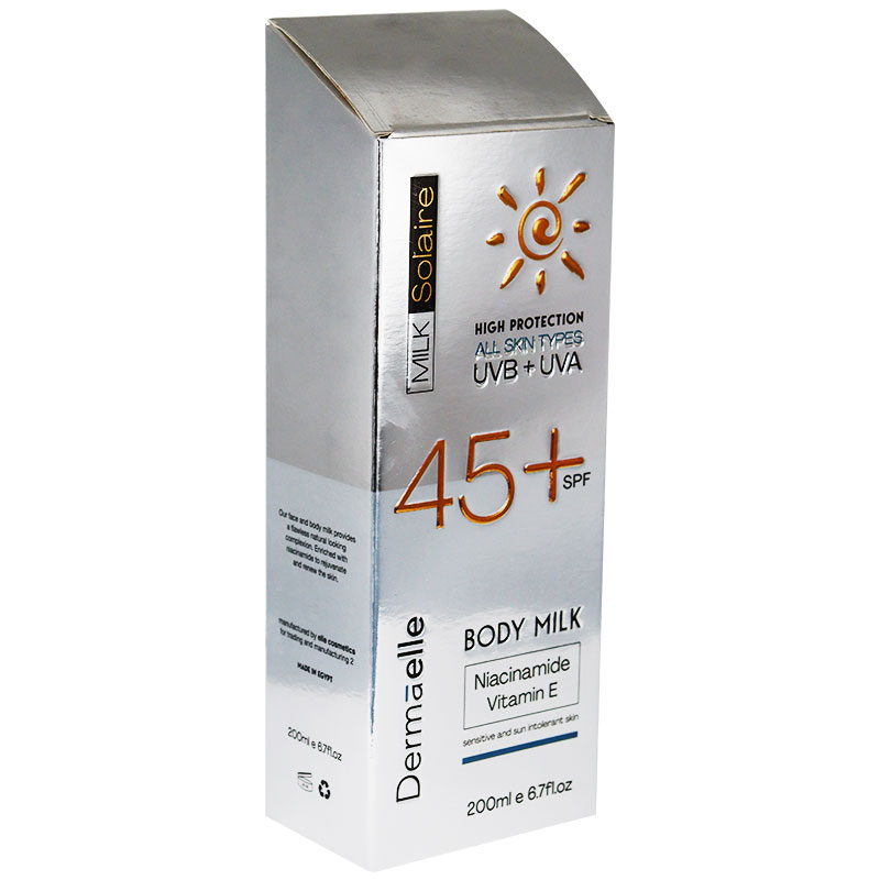 Dermaelle Milk Solaire Lotion Spf (45+) 200ml