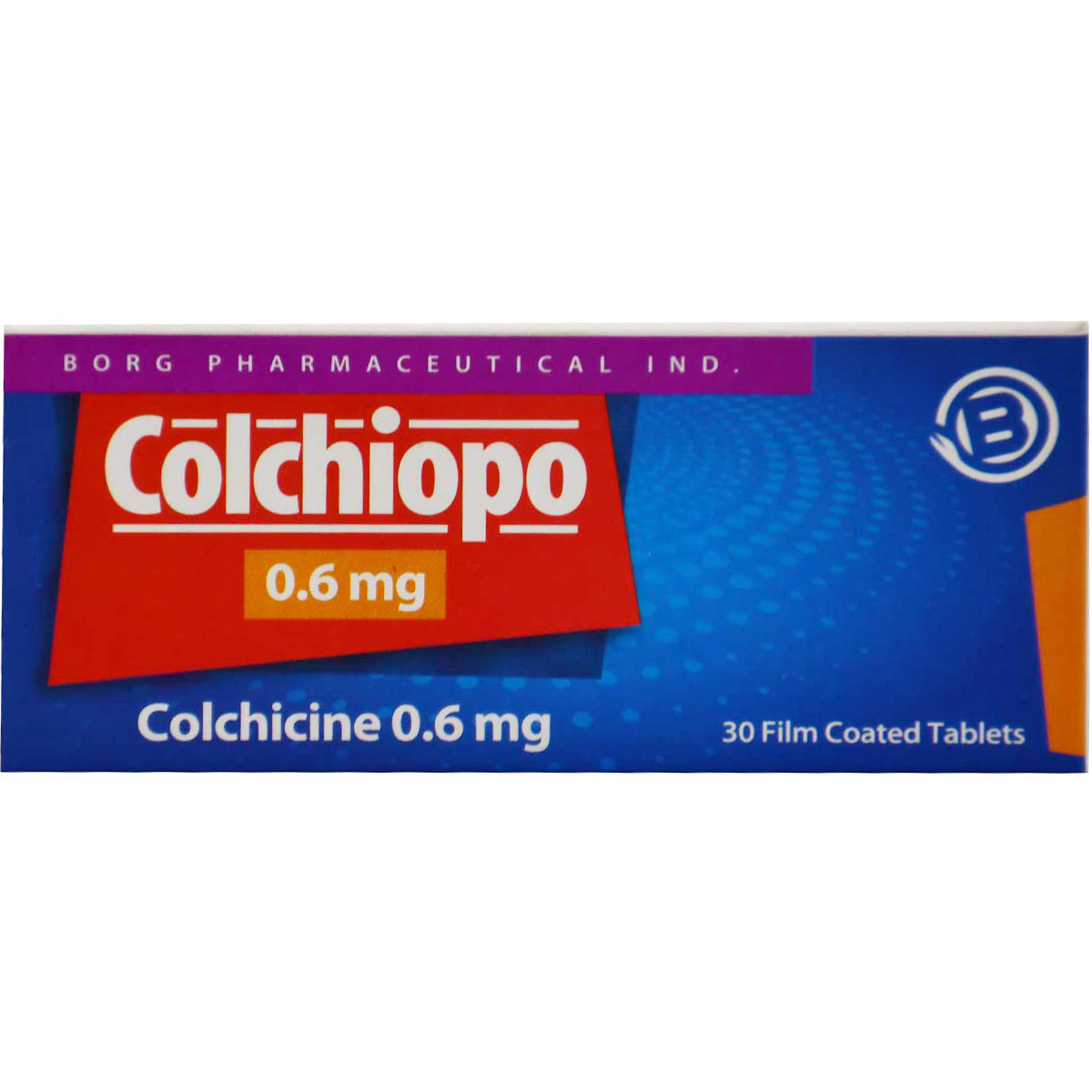 Colchiopo 0.6mg 30 Film Coated Tablets