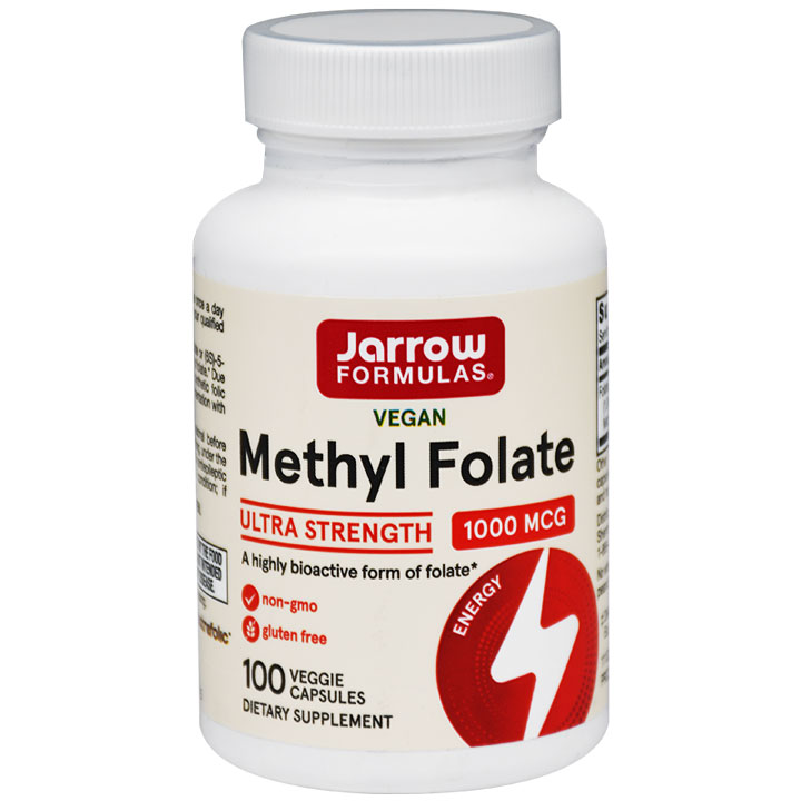 Jarrow Formulas Methyl Folate 1000&micro; 100/Capsules