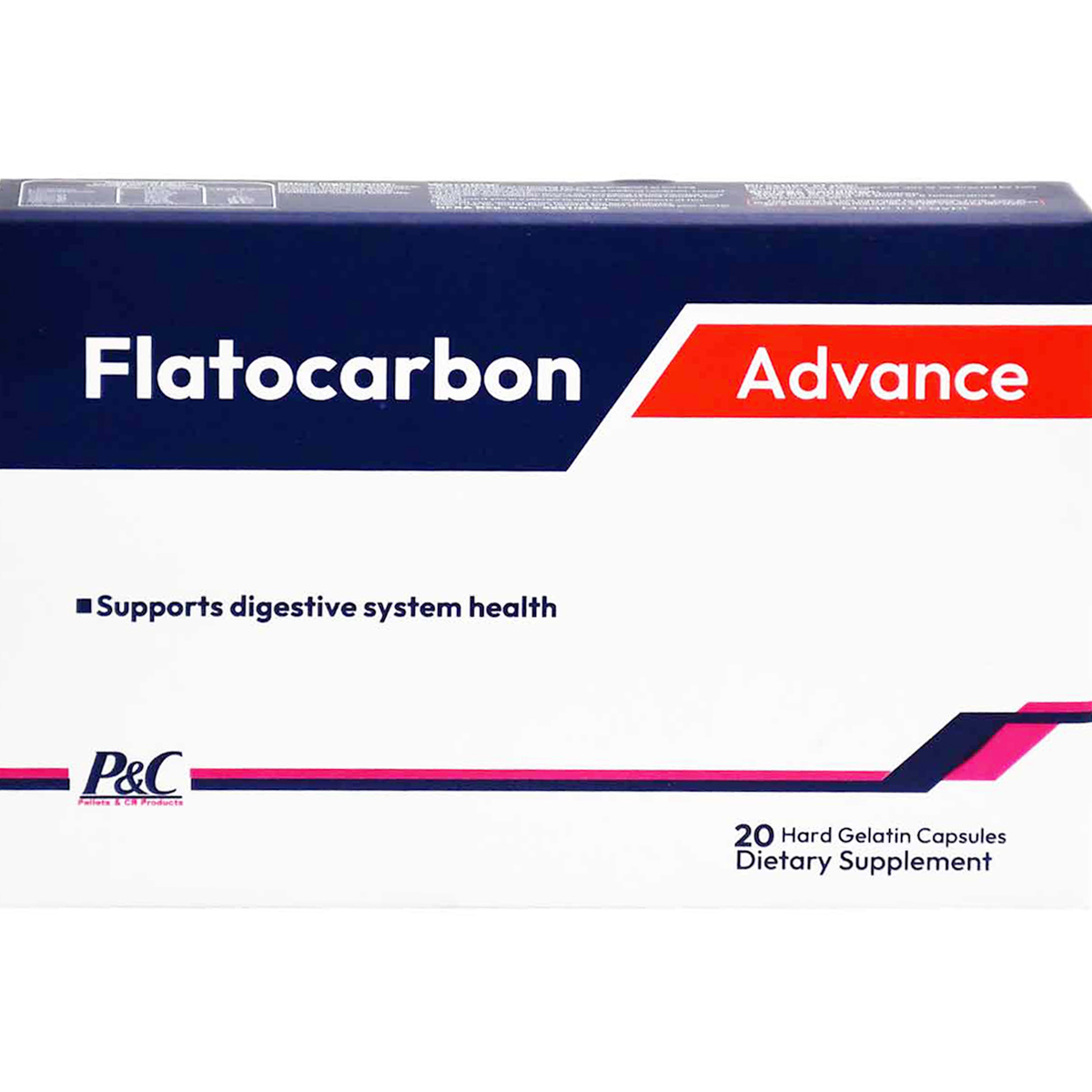 Flatocarbon Advance 20 Hard Gelatin Capsules