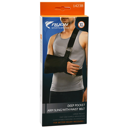 Flyon Deep Pocket Arm Sling With Waist Belt X-Large /1423b
