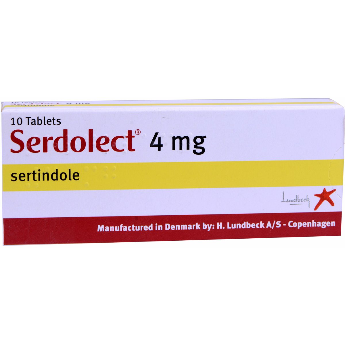 Serdolect 4mg 10 Tablets