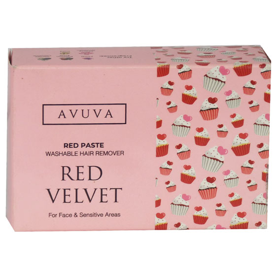 Avuva Red Velvet Hair Remover Washable Paste 100gm