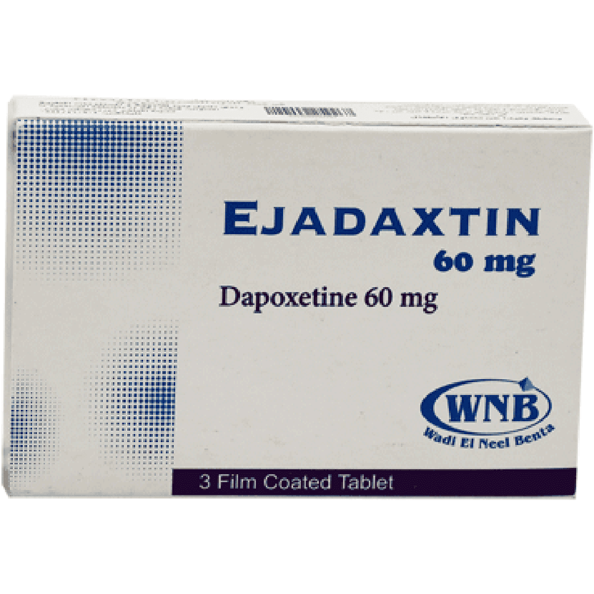 Ejadaxtin 60mg 3 Film Coated Tablet