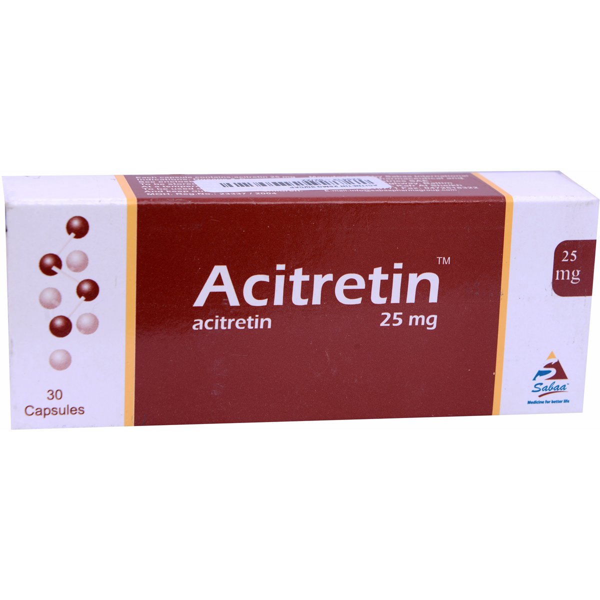 Acitretin 25mg 30 Capsules