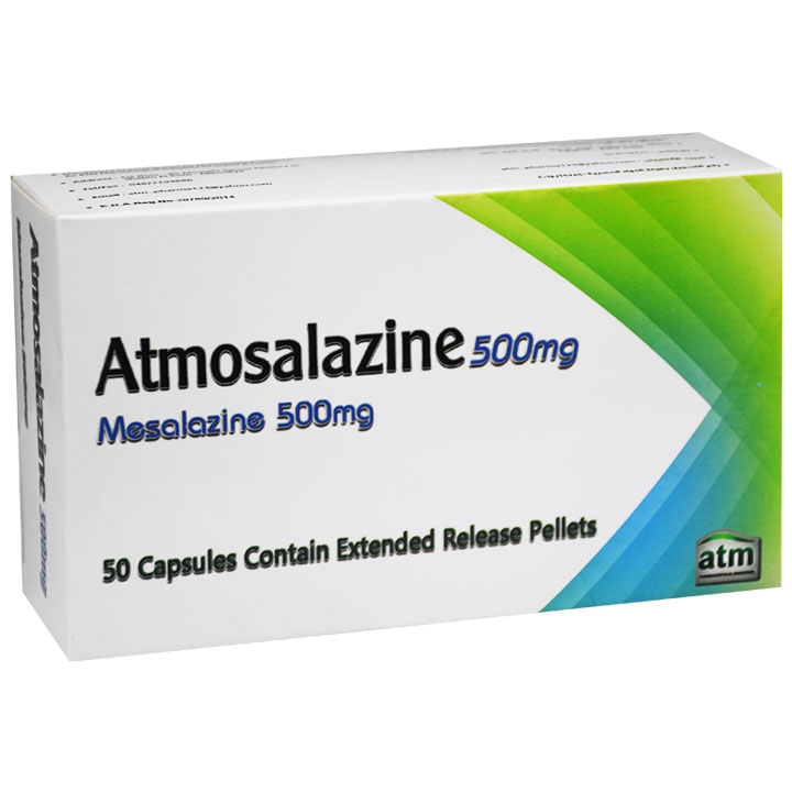 Atmosalazine 500mg 50 Capsule