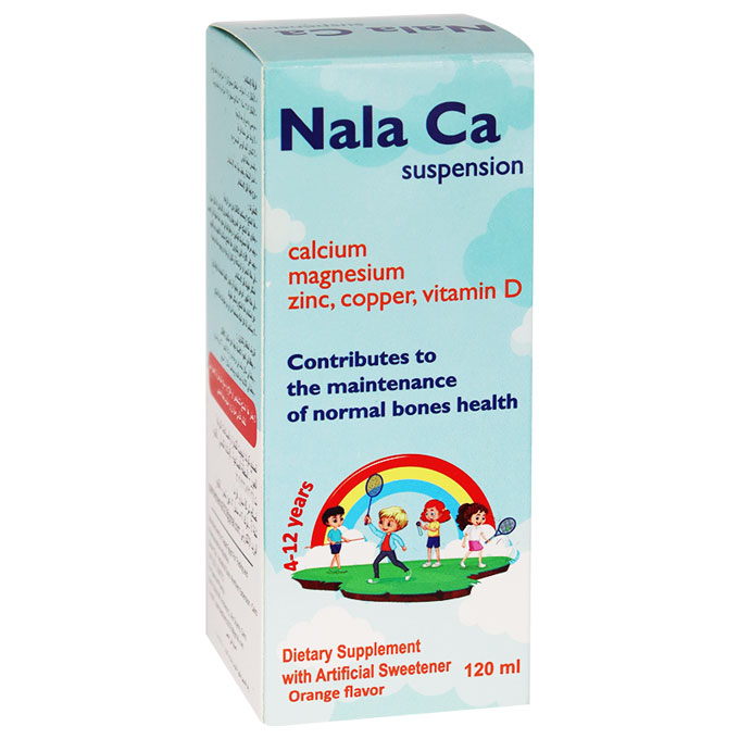 Nala Ca Orange Flavour 120ml Suspension