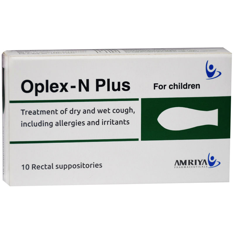 Oplex N Plus For Children 10 Suppositories