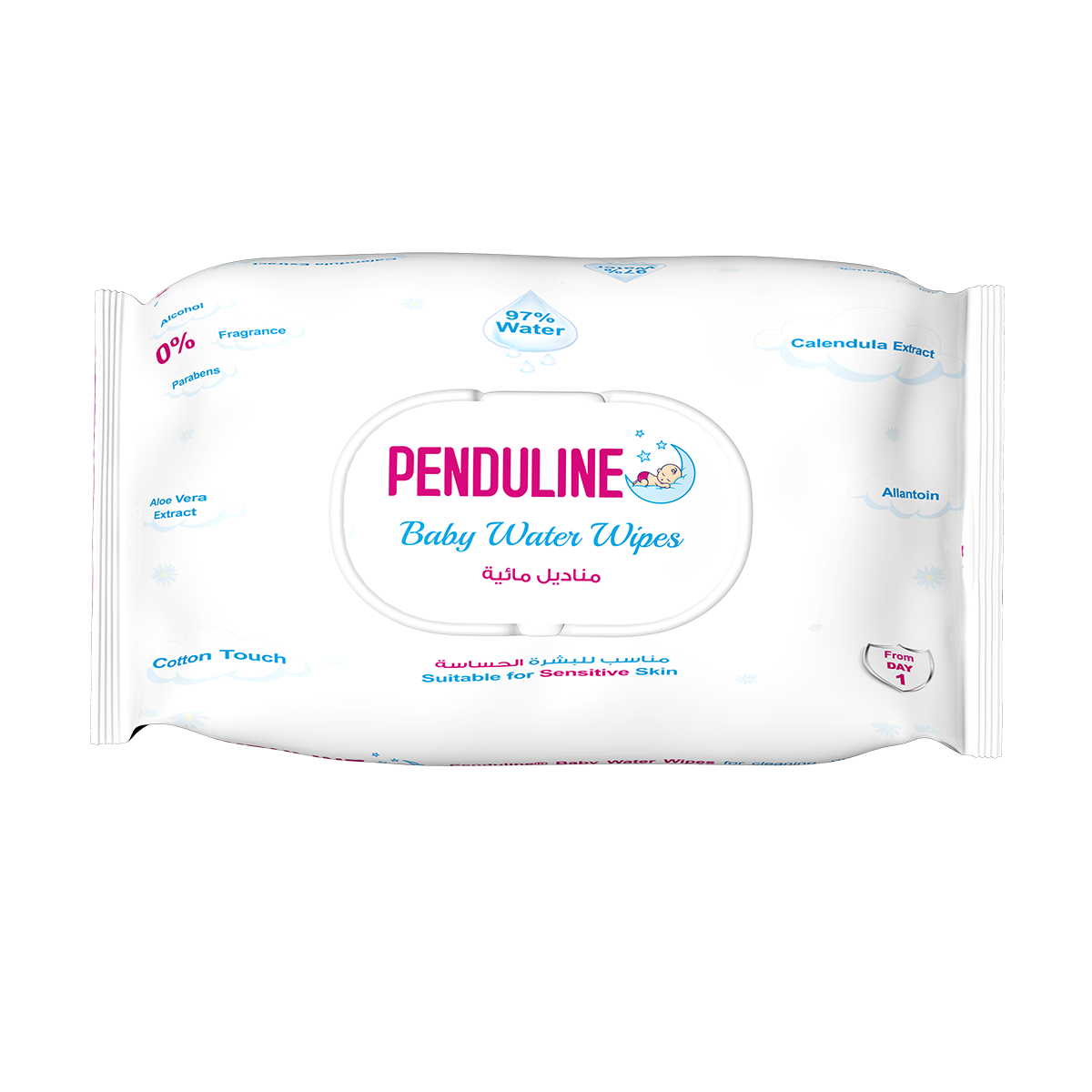 Penduline Water Baby Wipes 70pcs