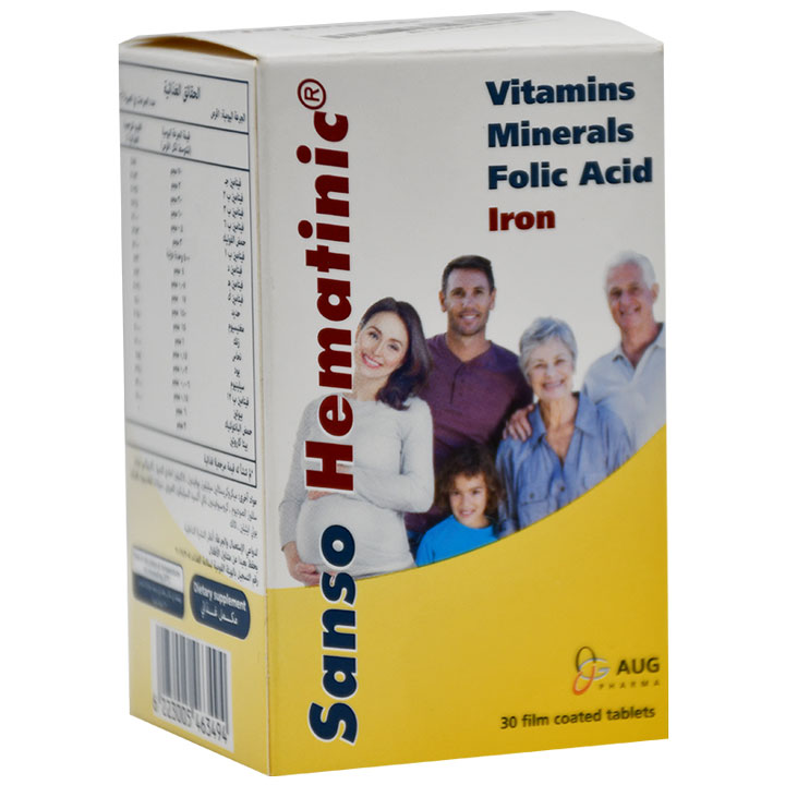 Sanso Hematinic 30 Film Coated Tablet