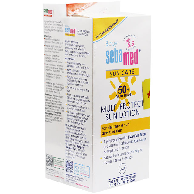 Sebamed ( Multi Protect Sun Lotion 150ml + Baby Lotion 200ml ) 1+50% (Offer Pack)