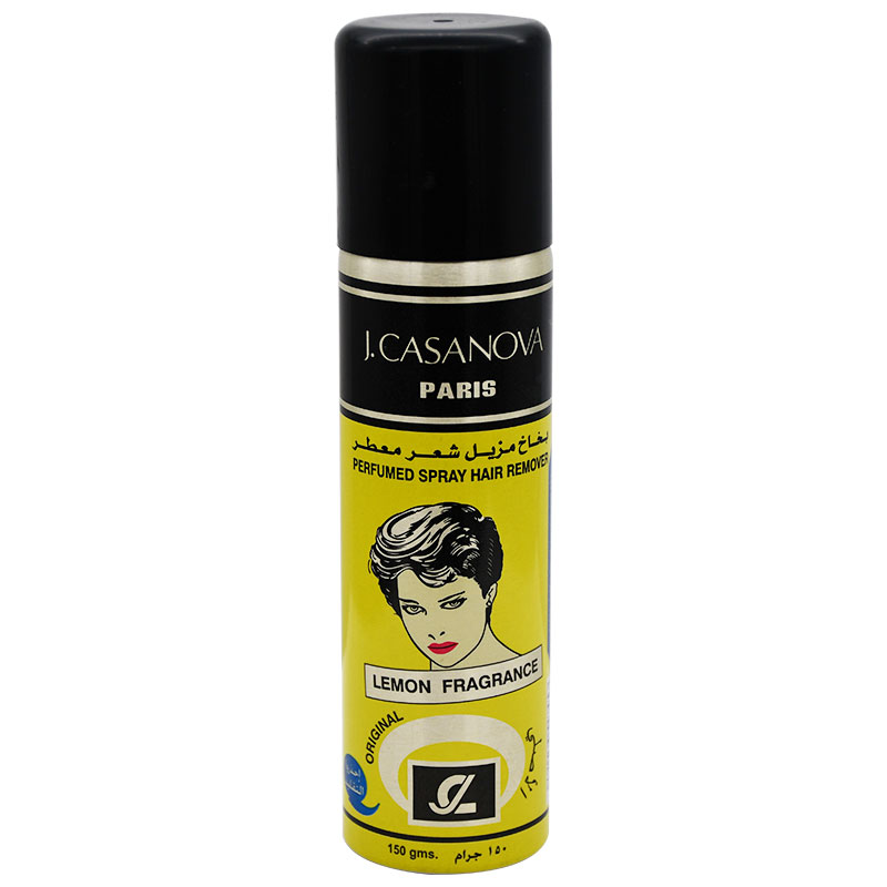 J.Casanova Paris Perfumed Spray Hair Remover Lemon150ml