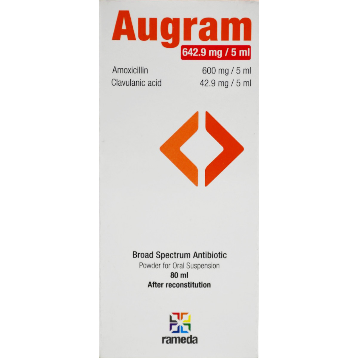 Augram 642.9mg/5ml Suspension 80ml