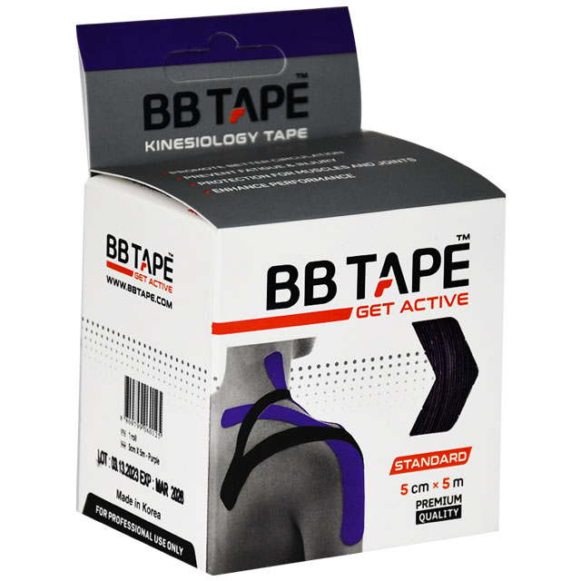 Bb Tape (Kinesiology) 5Cm x 5 Meter (Purple)