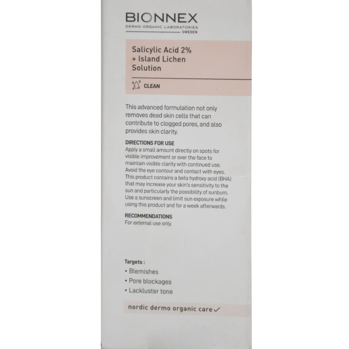 Bionnex The Nordea Salicylic Acid Serum 30ml image number 1