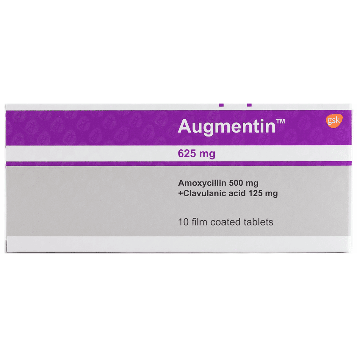 Augmentin 625mg 10 Tablets