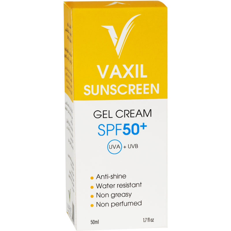 Vaxil Sunscreen Spf(50+) Gel Cream 50ml