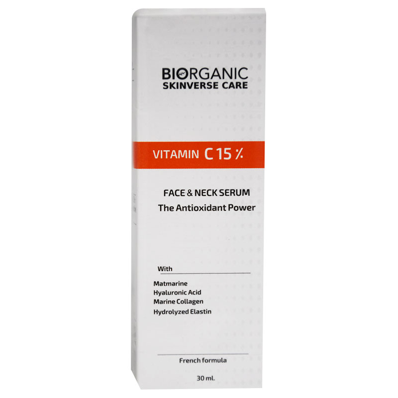 Biorganic Vitamin C 15% For Face & Neck Serum 30ml