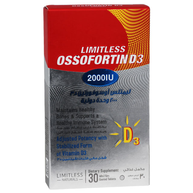 Limiteless Ossofortin D3 2000 IU 30 Tablet