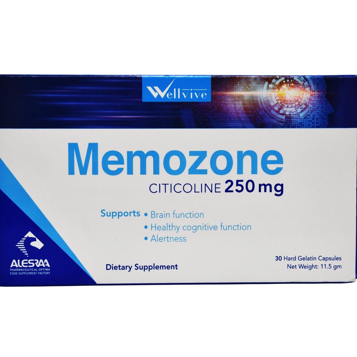 Memozone 250mg 30 Hard Gelatin Capsules