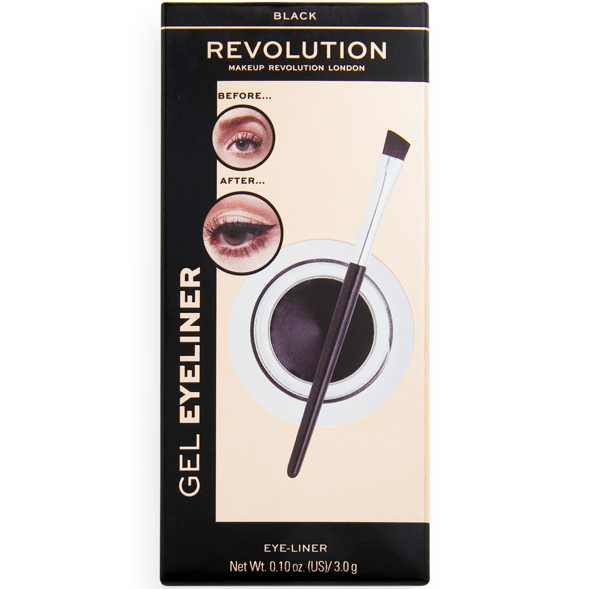 Revolution Gel Eyeliner Black