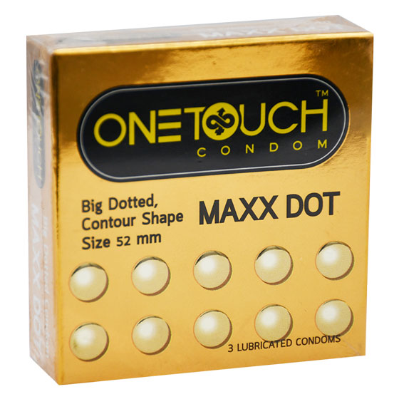 One Touch Maxx Dot Lubricant Condoms 3pcs