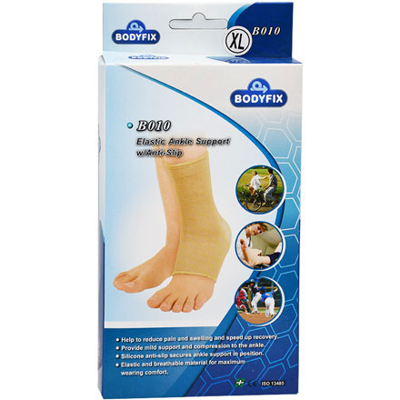 Bodyfix Elastic Ankle Support with Anti Slip (X Large)/B010