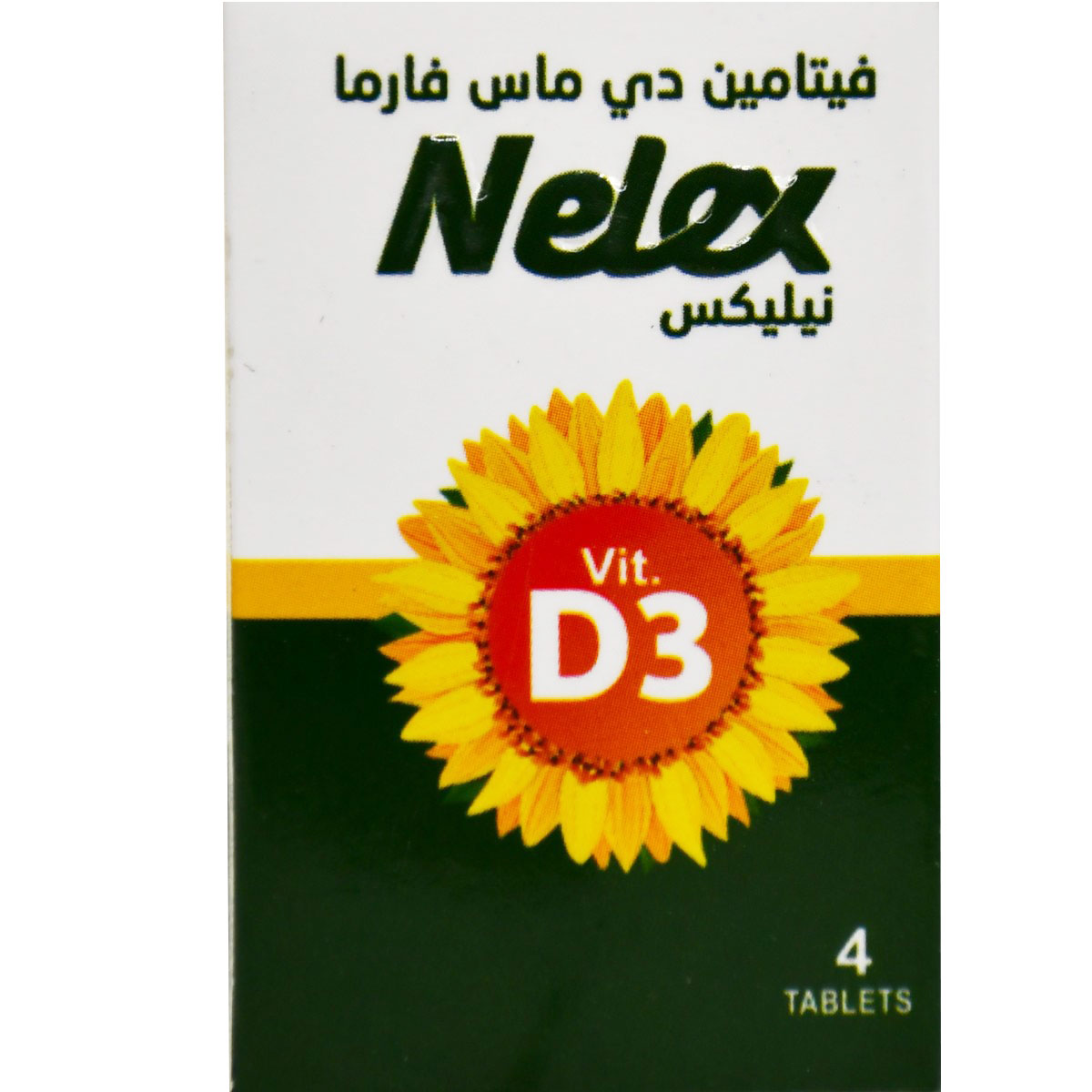 Nelex D3 50000IU 4 Tablets