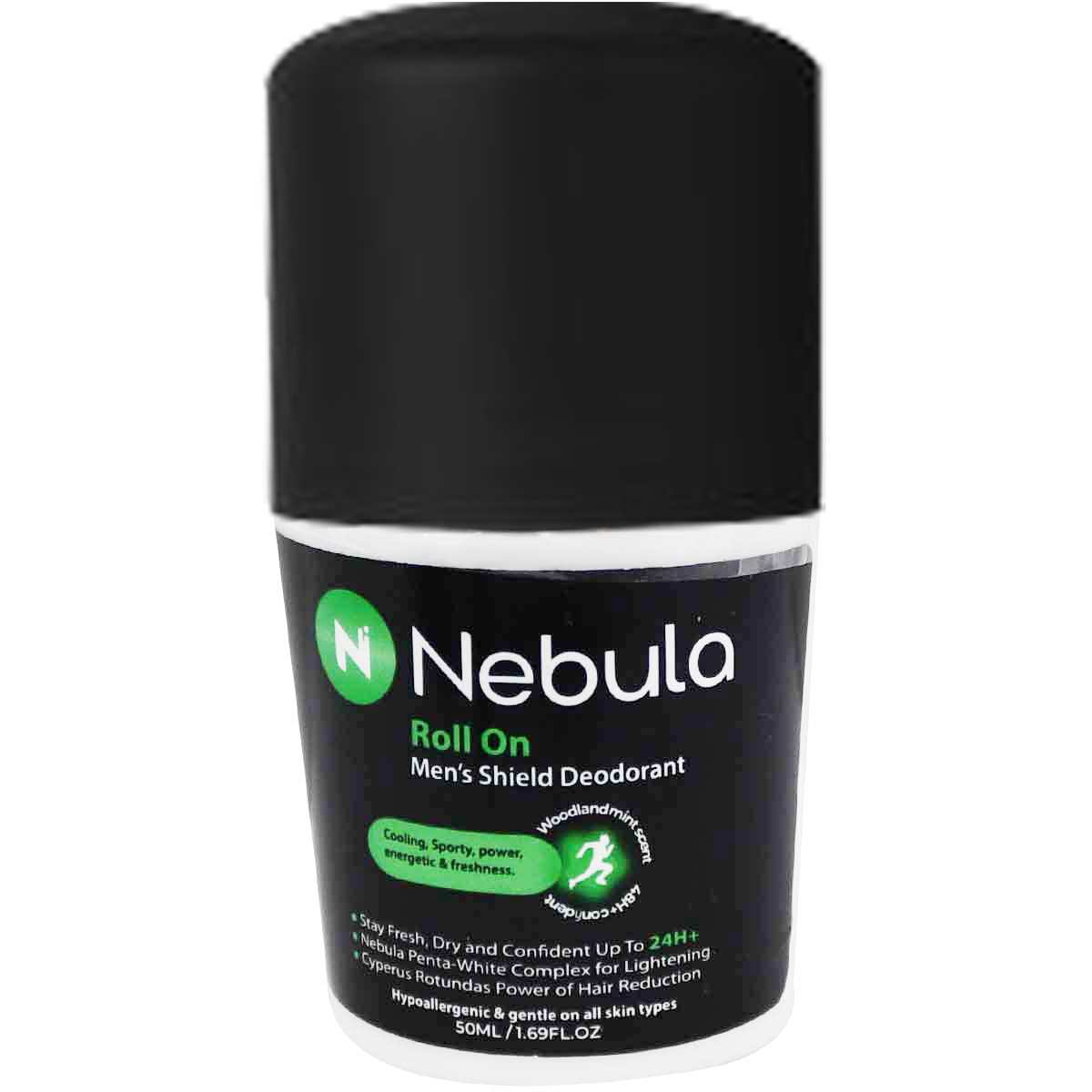 Nebula Woodland Mint Deodorant Roll On for Men 50 ml