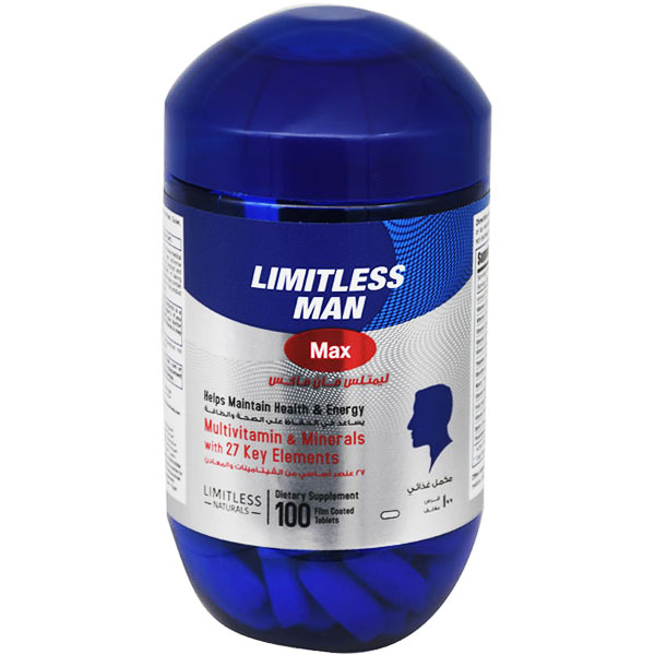 Limitless Man Max 100 Film Coated Tablets