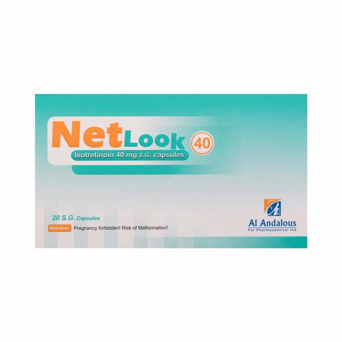 Netlook 40mg 20 Capsules