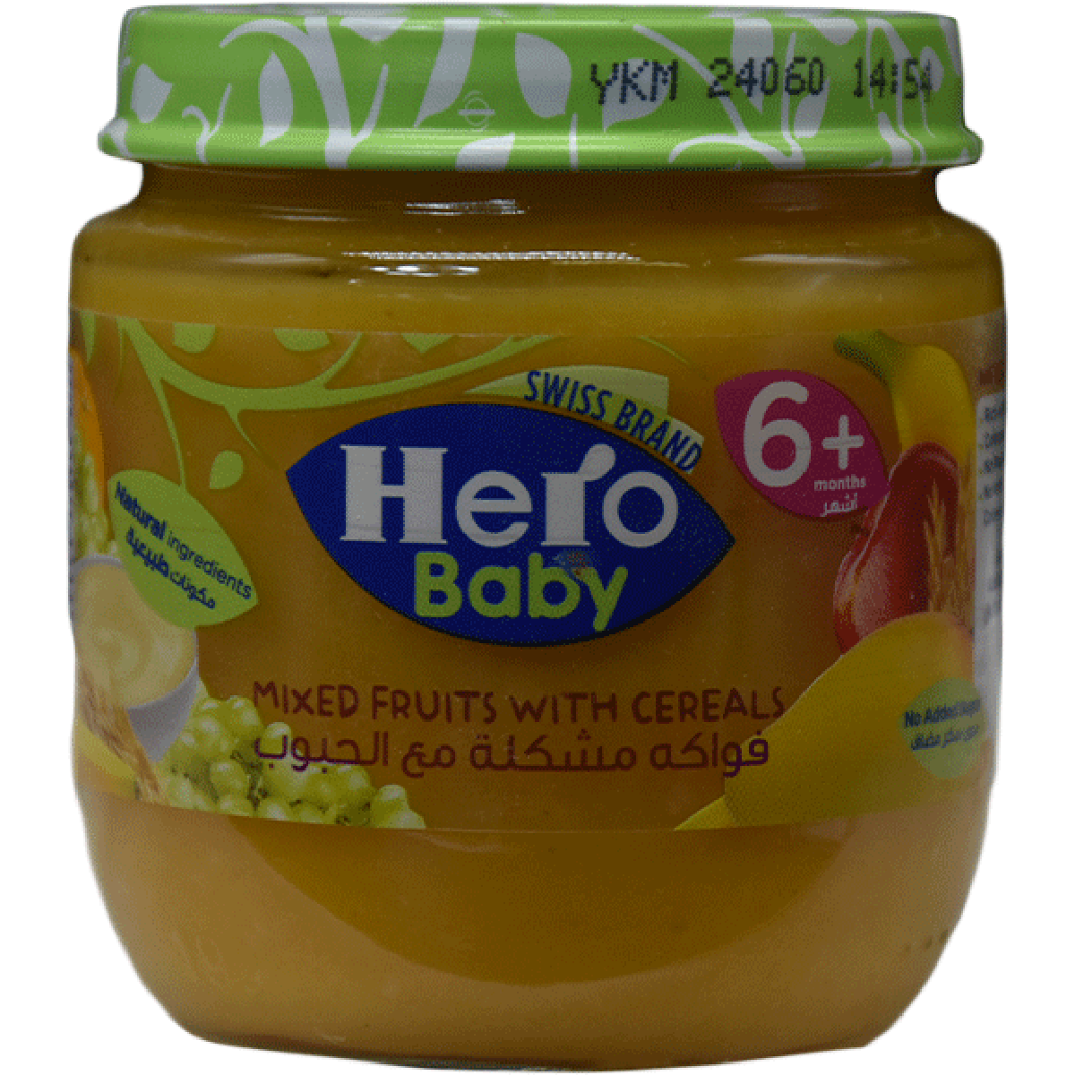 Hero Baby Mixed Fruit with Cereal6M130/125gm