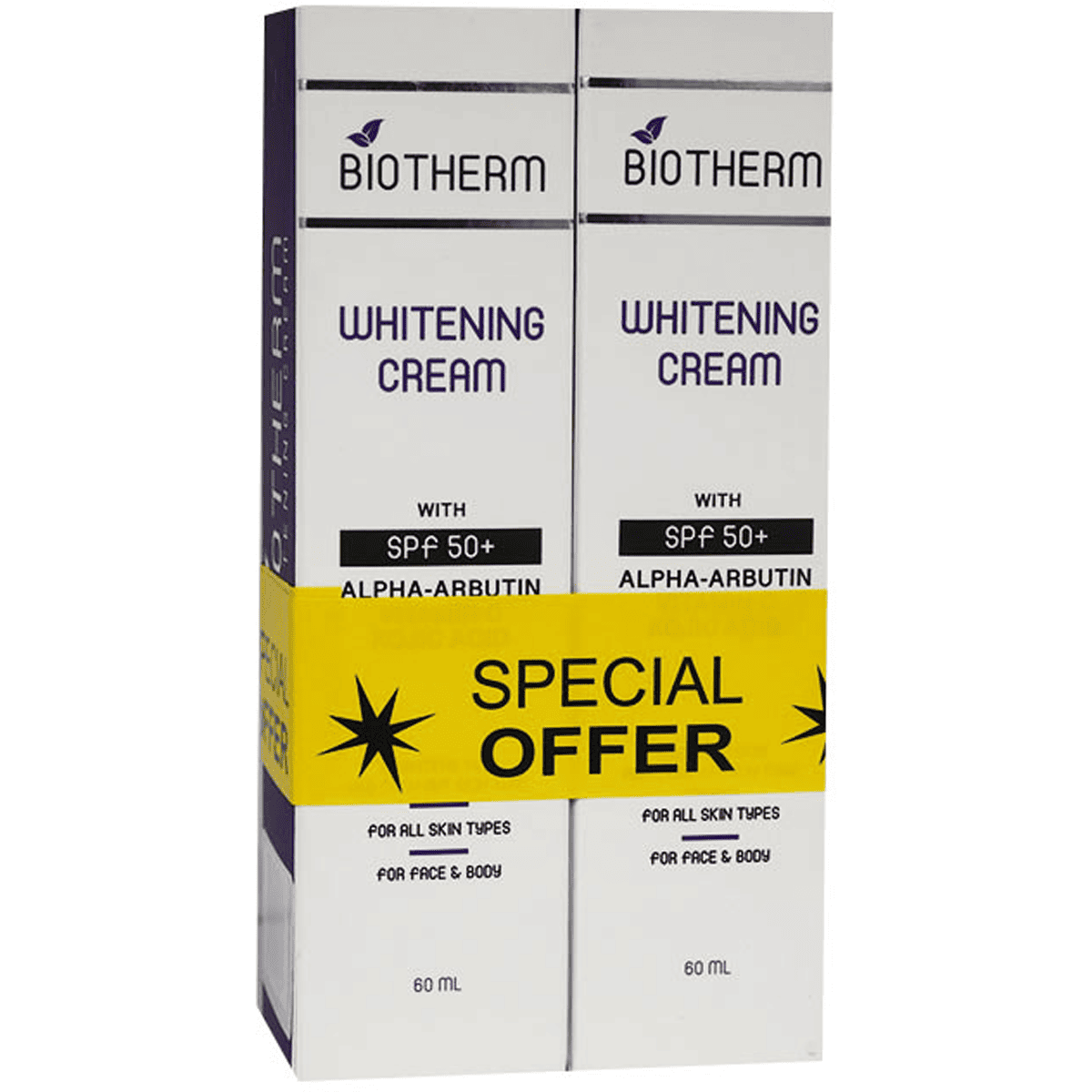 Biotherm Whitening Spf(50+) Cream 2X60ml (Offer Pack)