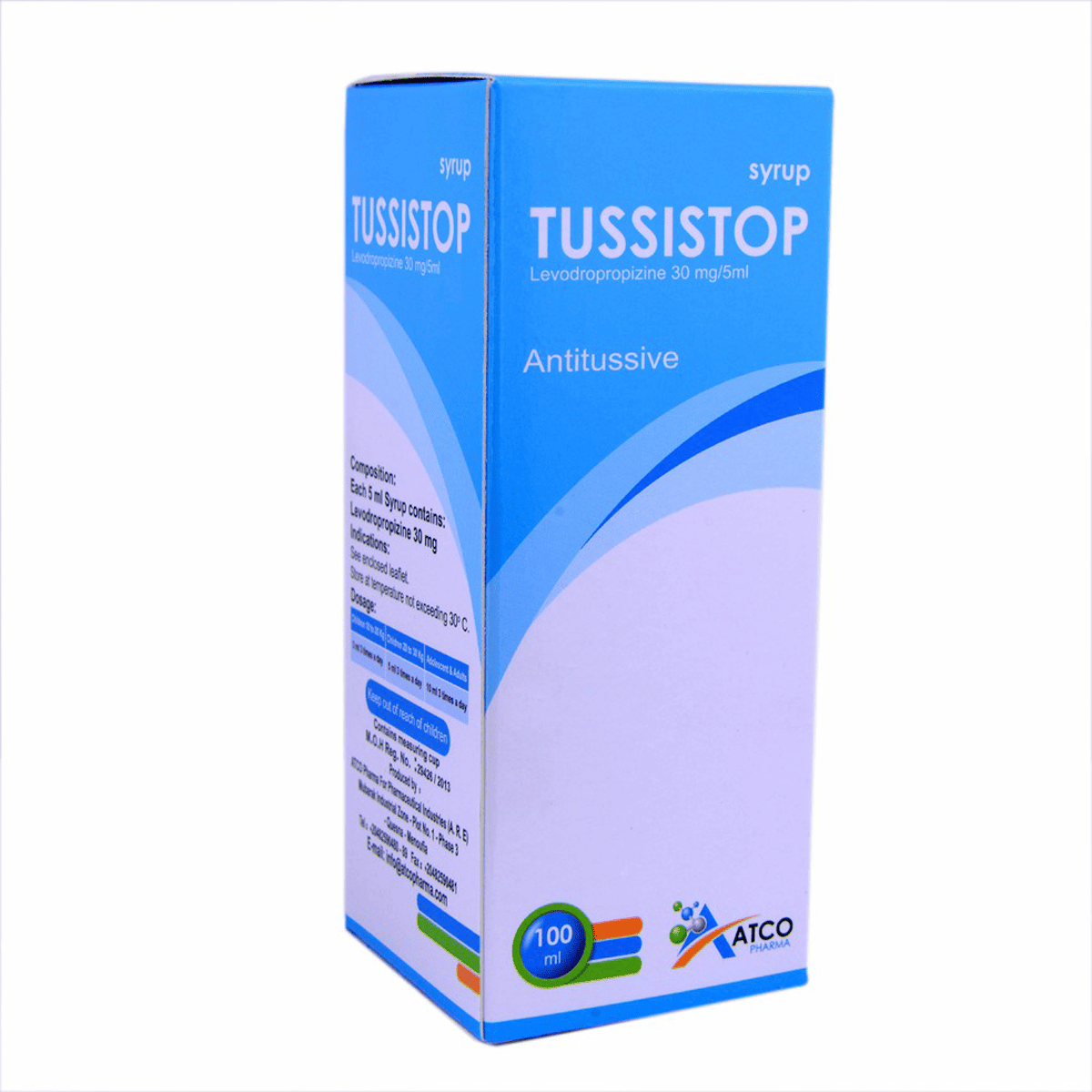 Tussistop 30mg/5ml 100ml Syrup