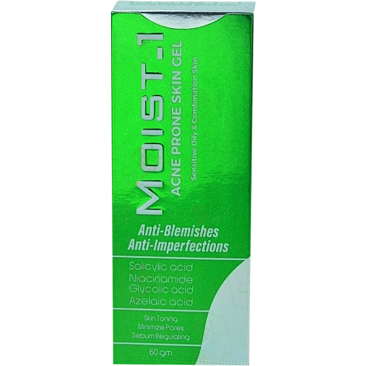 Moist 1 Acne Prone Skin  Gel Sensitive Oily and Combination Skin 60gm