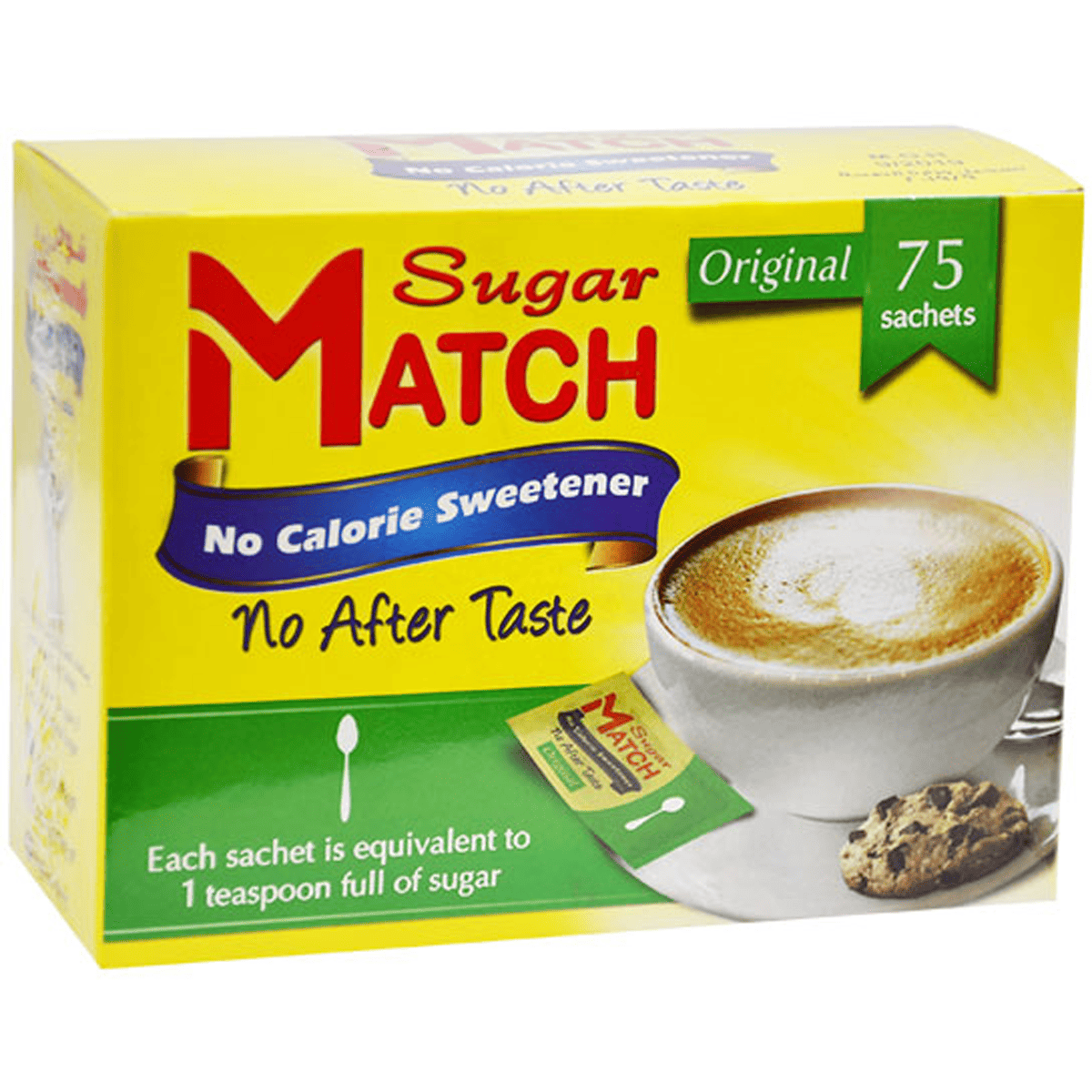 Sugar Match No Calorie Sweetener (Aspartame) 75 Sachets