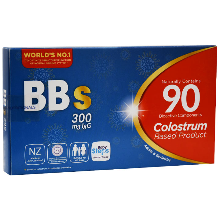 Baby Steps BBS (Colostrum) 300mg Igg 3 Sachets