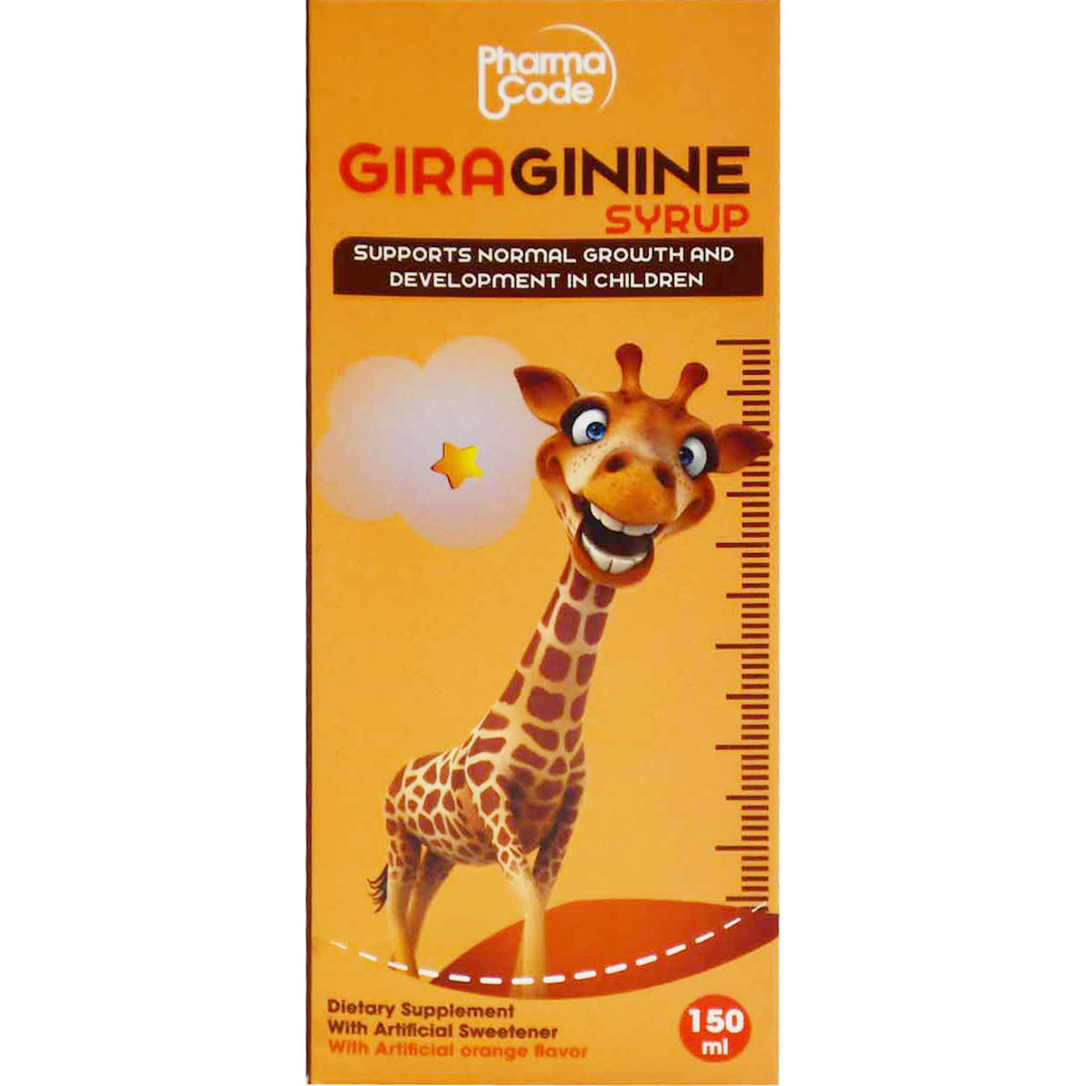 Giraginine  Orange Flavor  Syrup 150ml