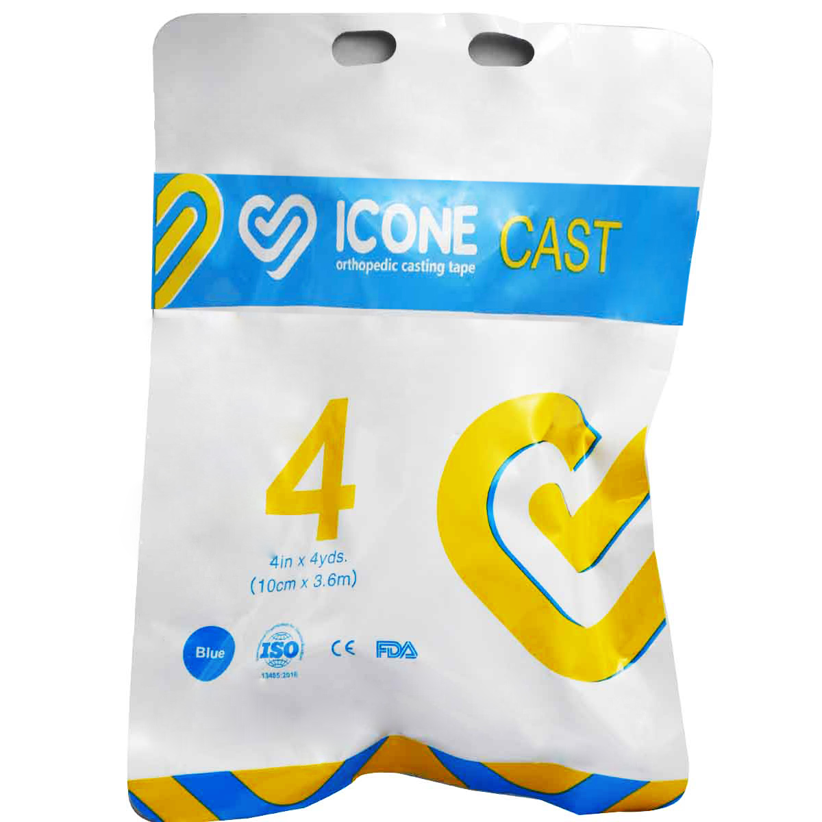 Icone Cast Blue 10 cm*3.6 m (4 Inch)