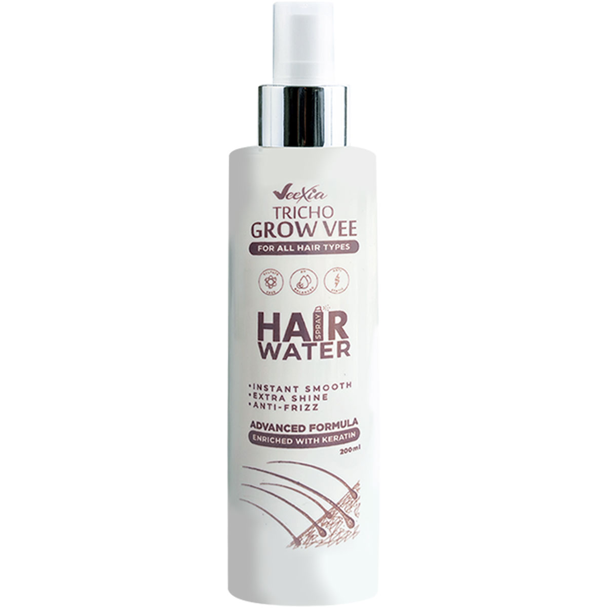 Tricho Grow Vee Hair Water Anti Frizz Spray 200ml