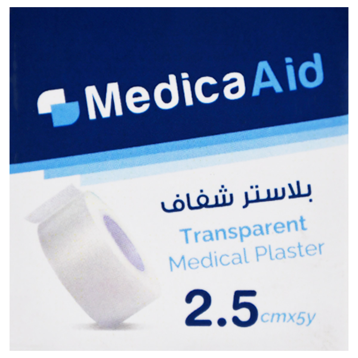 Medica Aid Transparent Plaster 2.5 cm x 5 y