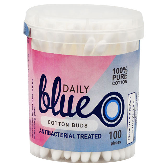 Daily Blue Cotton Buds 100pcs