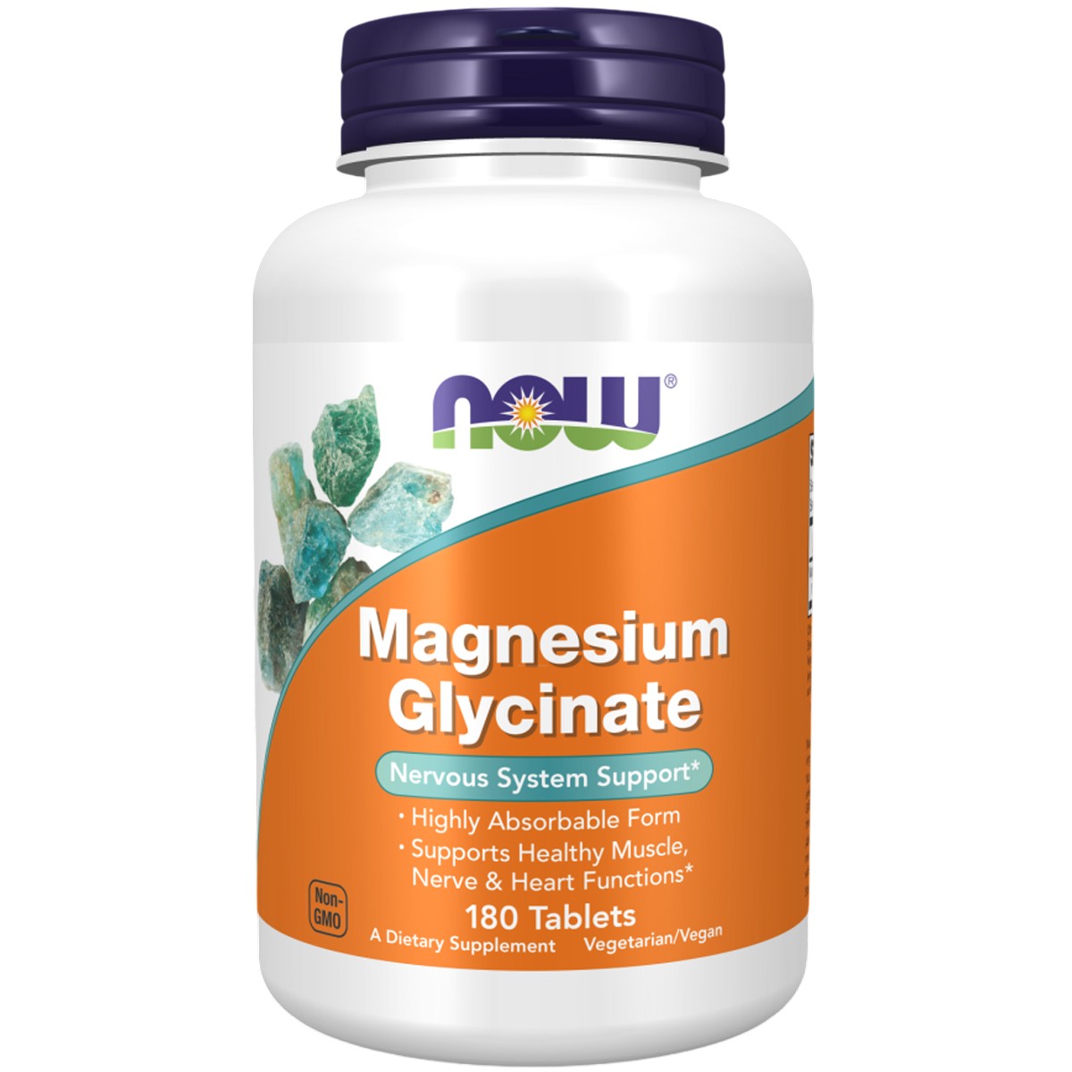 Now Magnesium Glycinate 180 Tablets