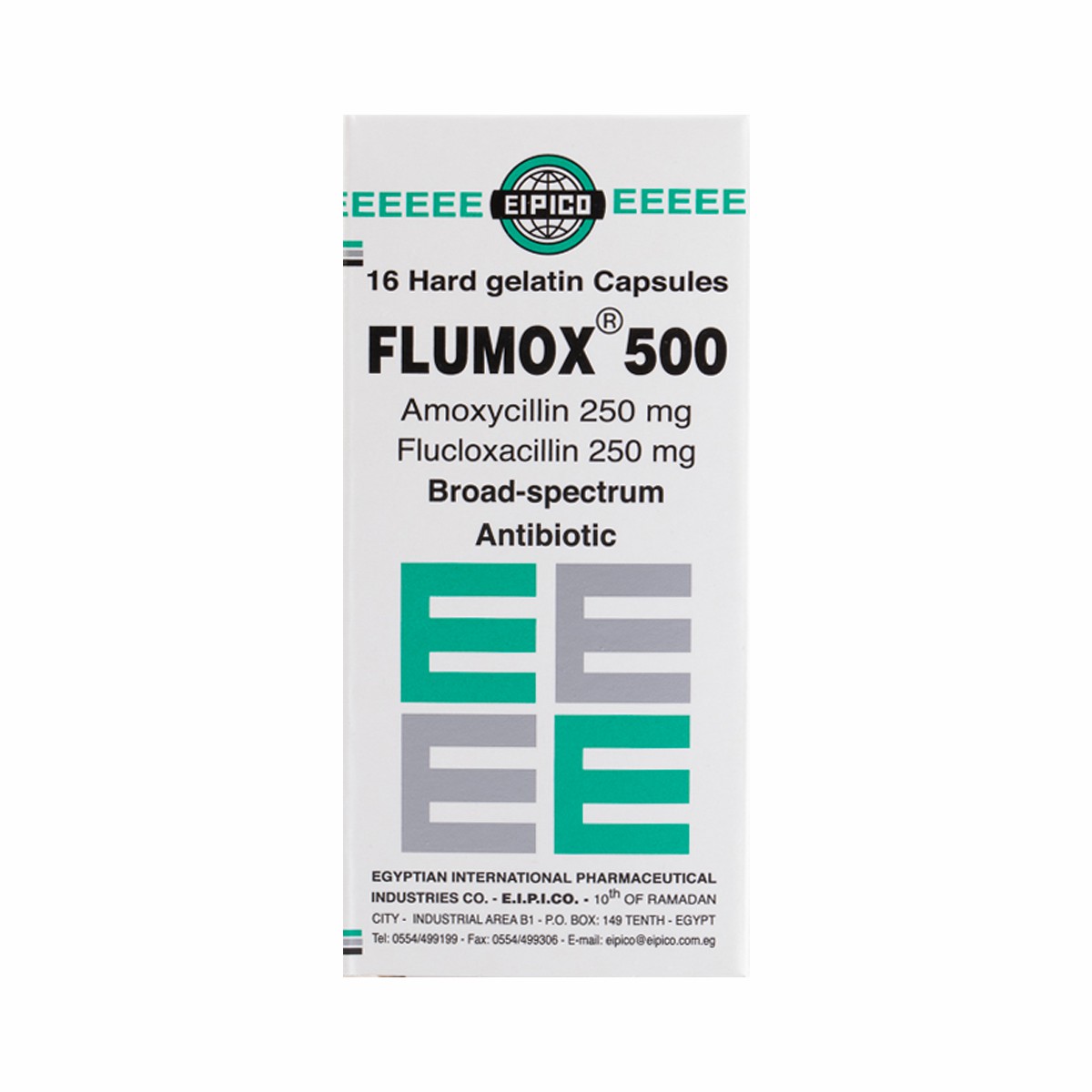 Flumox 500mg 16 Capsules