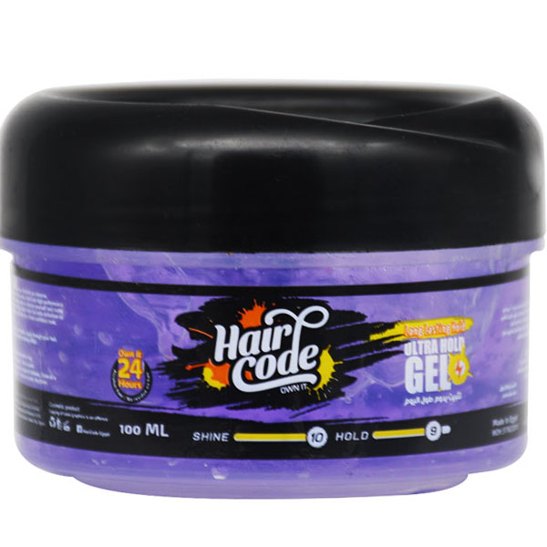 Hair Code Ultra Hold Purple Gel Jar 100ml
