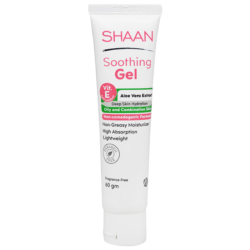 Shaan Soothing Gel Vitamin E & Aloe Vera 60gm