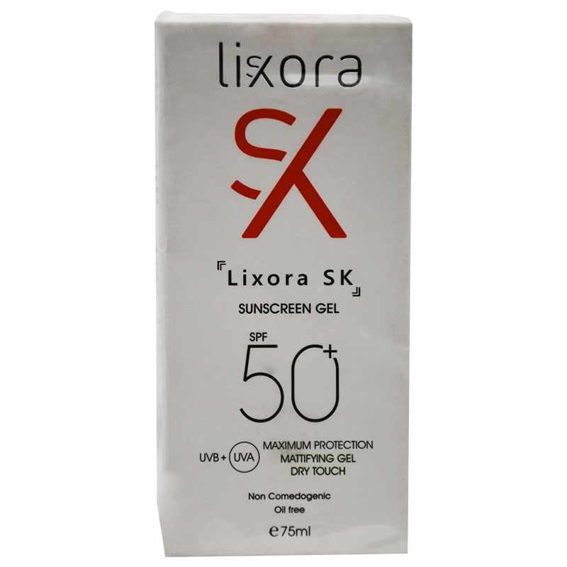 Lixora Sk SPF 50+ Sunscreen Gel 75ml